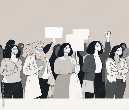 women protest 