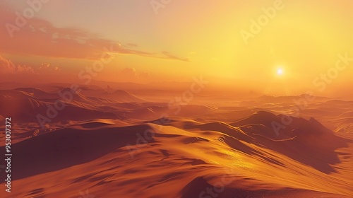 Desert sunset pattern wallpaper