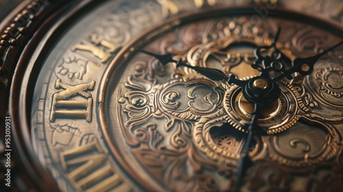 clock pattern wallpaper