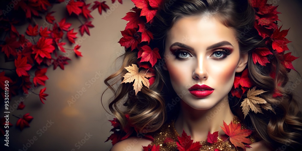 portrait of a woman with red hair portrait of a woman with red hair