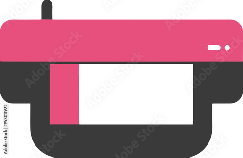 프린터, 인쇄기, 프린트 기기 관련 아이콘 일러스트