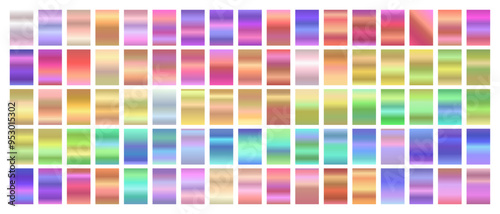 Soft Web Swatch Gradient Set with Every Color