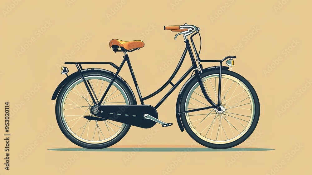 Fototapeta premium vintage bicycle illustration