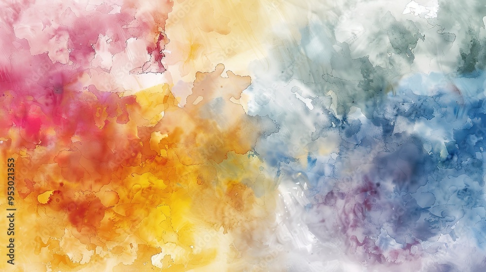 Watercolour pattern wallpaper Watercolour pattern wallpaper
