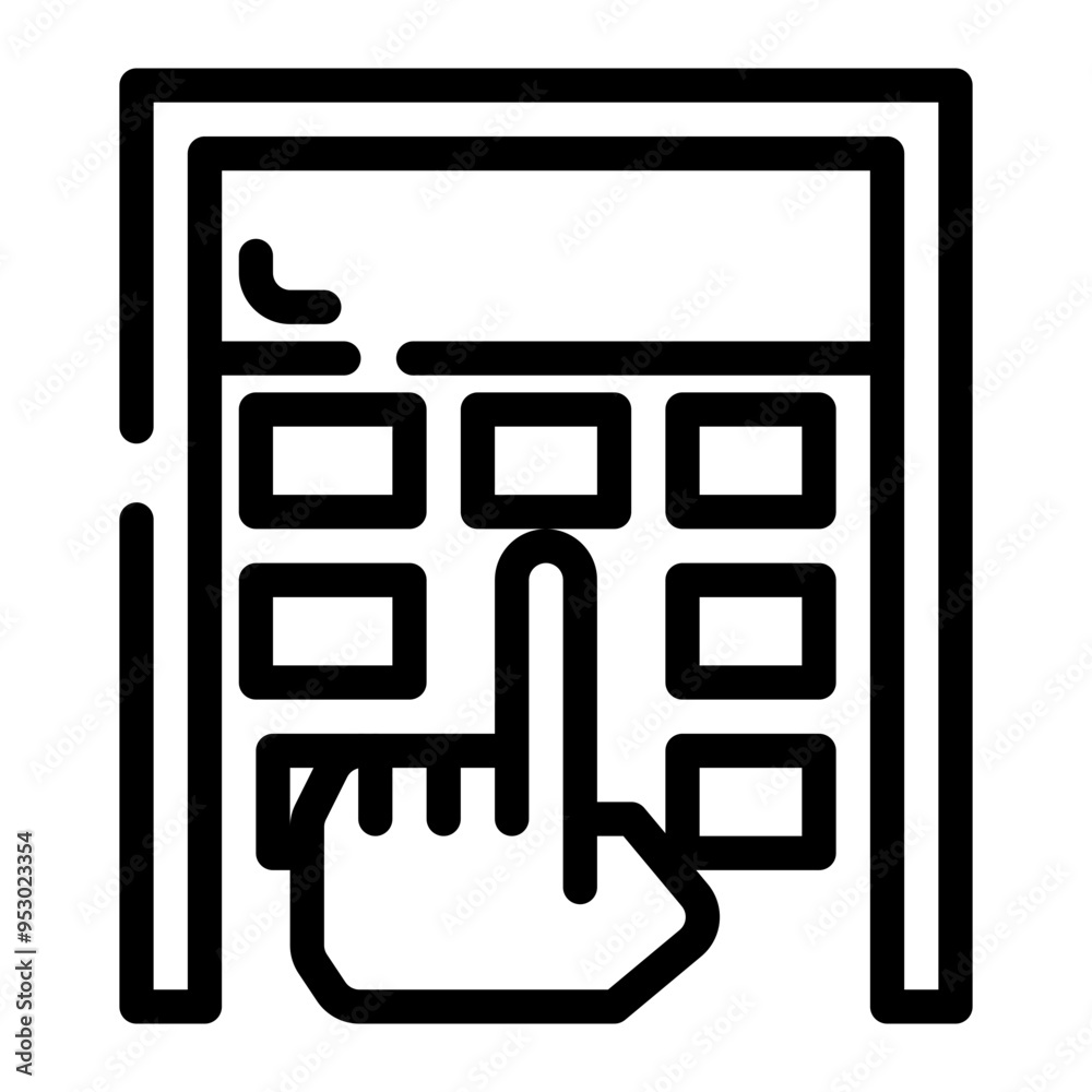 enter the pin code in cutline icon enter the pin code in cutline icon