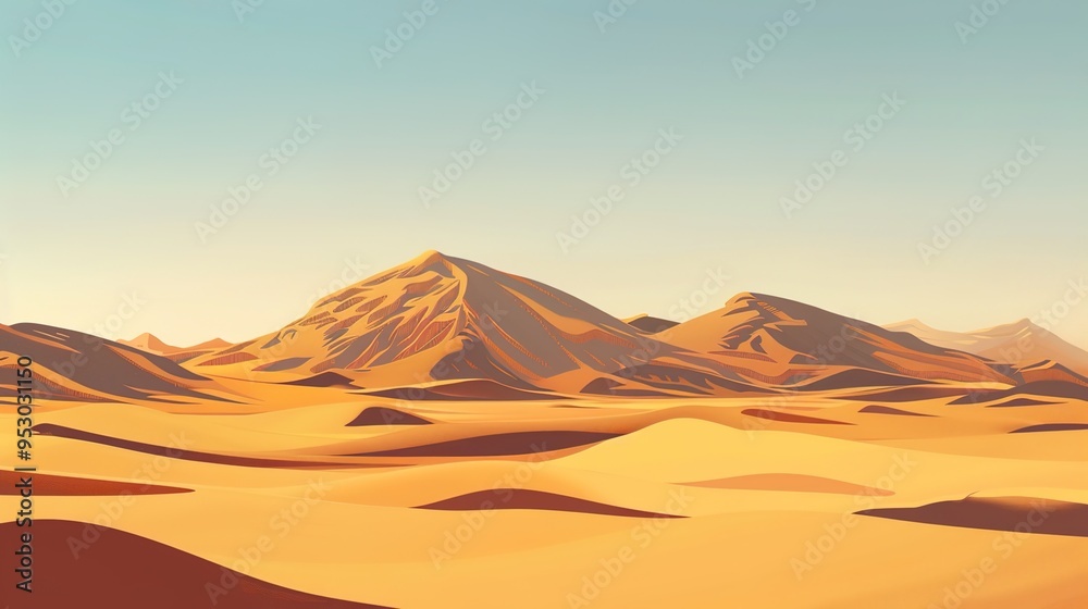 Desert pattern wallpaper