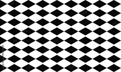 Triangle black lines pattern seamless