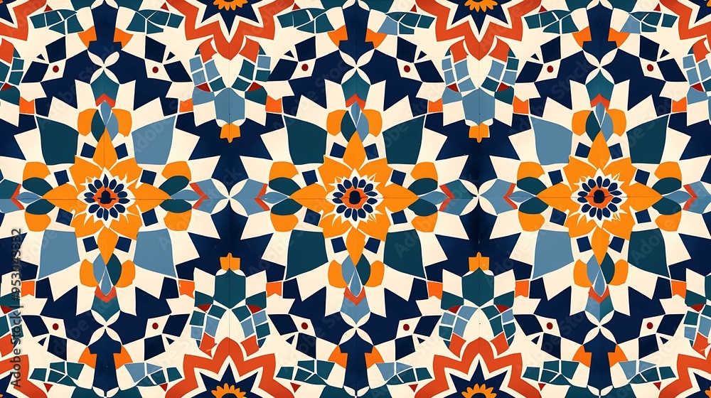 Seamless geometric pattern, repeating tiles, Seamless geometric pattern, repeating tiles,