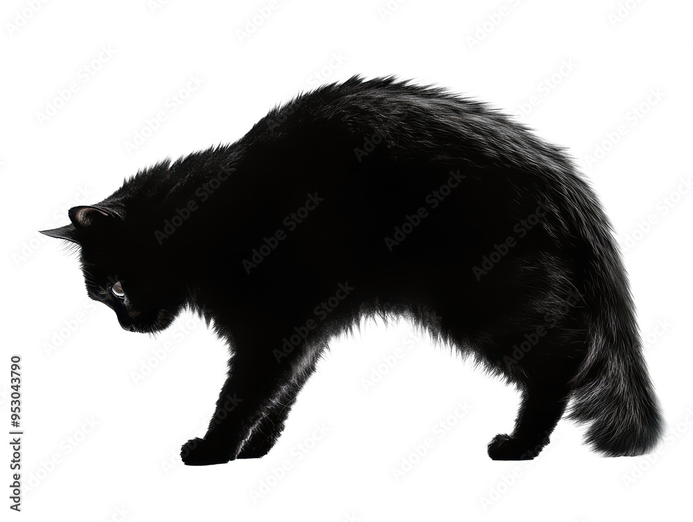 Obraz premium black cat