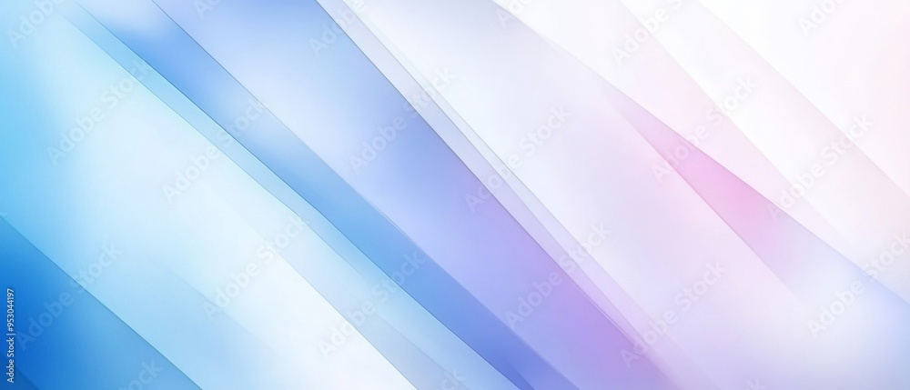 Fototapeta premium Light Blue and White Diagonal Gradient Background