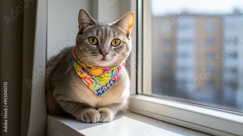 A Cat by the Window