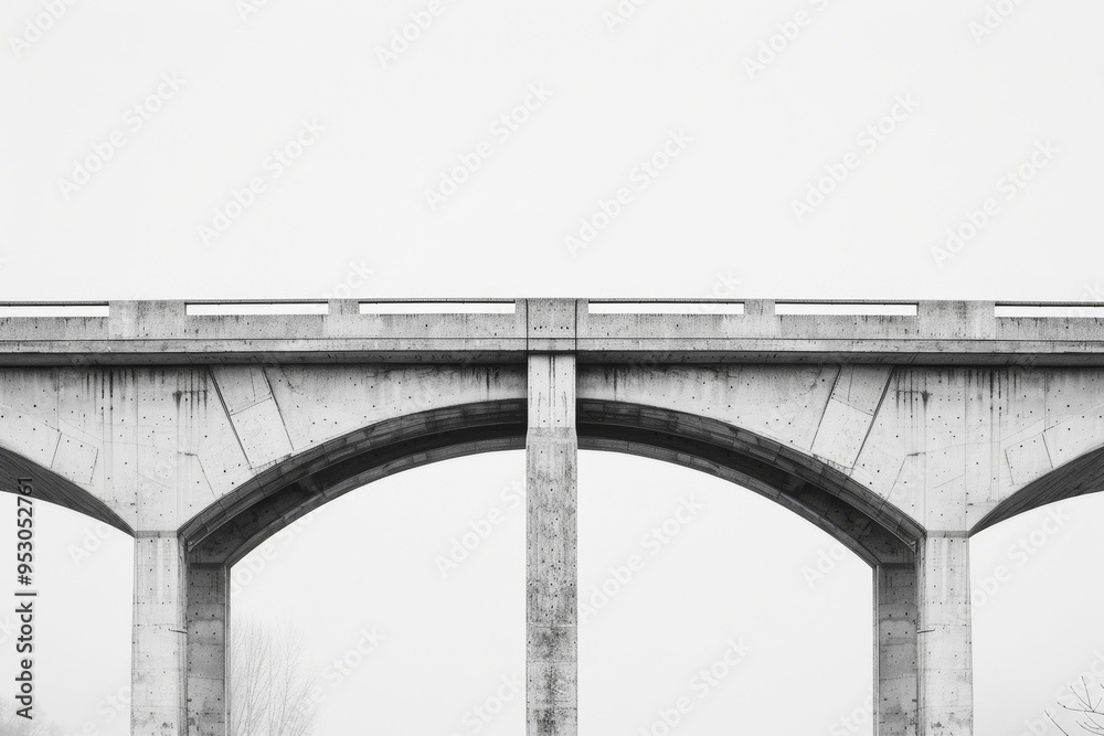 Modern Bridge of Unity - Minimalist Editorial Photography of a Symbolic Connection Structure Modern Bridge of Unity - Minimalist Editorial Photography of a Symbolic Connection Structure