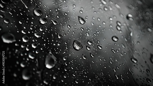 raindrop on window