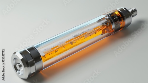 A 3D render of a mechanic s car battery hydrometer