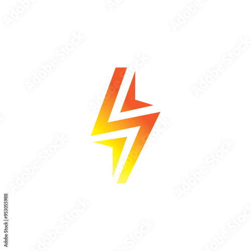 lightning bolt logo. Thunderbolt icon, Flash Thunderbolt Energy Power Logo vector , electric power logo, northern power, energy symbol, electric logo design vector silhouette, 