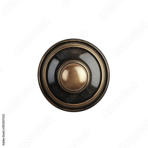 A vintage doorbell with.