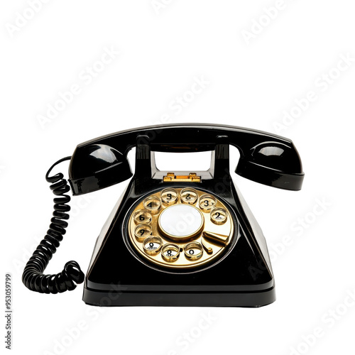 Vintage rotary phone.