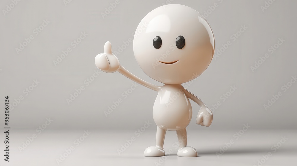 3D cartoon render of a human hand showing direction with an index finger, pointing to a recommendation icon, as a metaphor, isolated on a transparent background. 3D cartoon render of a human hand showing direction with an index finger, pointing to a recommendation icon, as a metaphor, isolated on a transparent background.