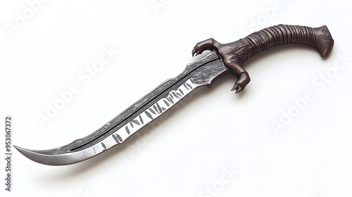 Ornate Fantasy Dagger with Claw Like Handle