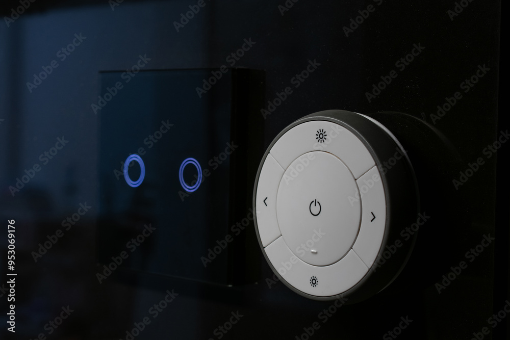 Touchless Glass Light Switch with LED Indicators for Smart Home Automation. Touchless Glass Light Switch with LED Indicators for Smart Home Automation.