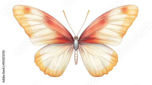 Colorful Butterfly Wings Abstract Background