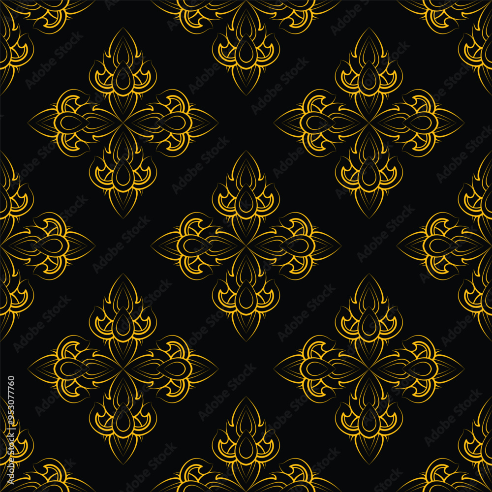 seamless damask pattern seamless damask pattern
