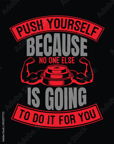 fitness typography t shirt design , custom typography t shirt design 