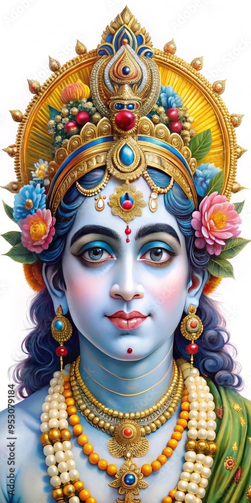 Lord Krishna Stock Illustration Lord Krishna Stock Illustration