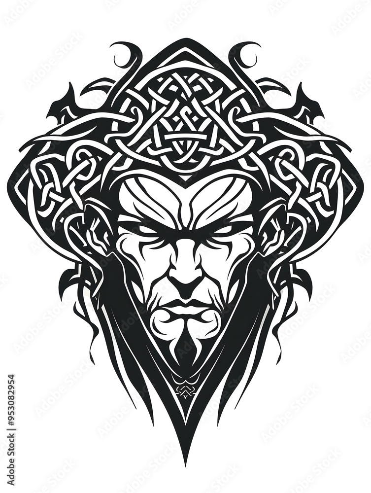 Vampire head very simple traditional tattoo flash styles illustration Vampire head very simple traditional tattoo flash styles illustration