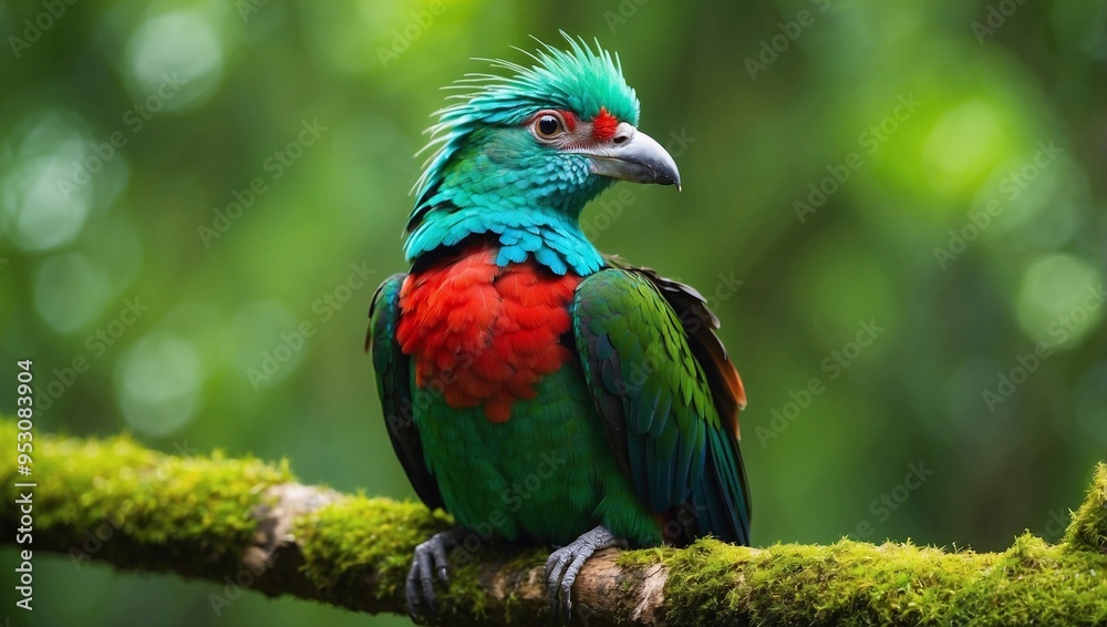 Fototapeta premium red and yellow macaw