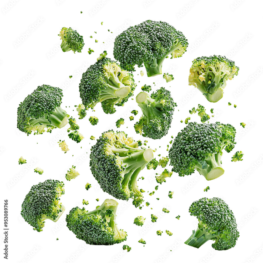 Falling broccoli png Falling broccoli png