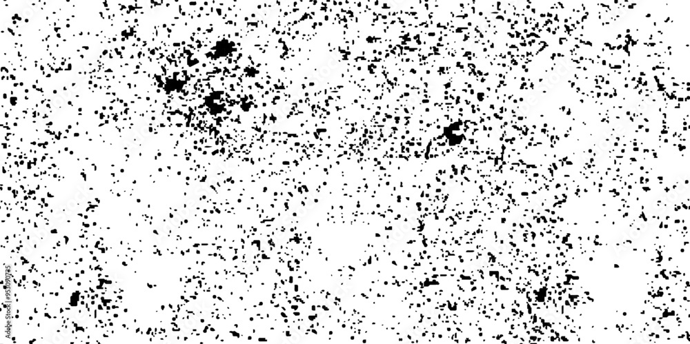 Vector grunge overlay texture. Black and white background. Abstract monochrome image includes a faded effect in dark tones Vector grunge overlay texture. Black and white background. Abstract monochrome image includes a faded effect in dark tones