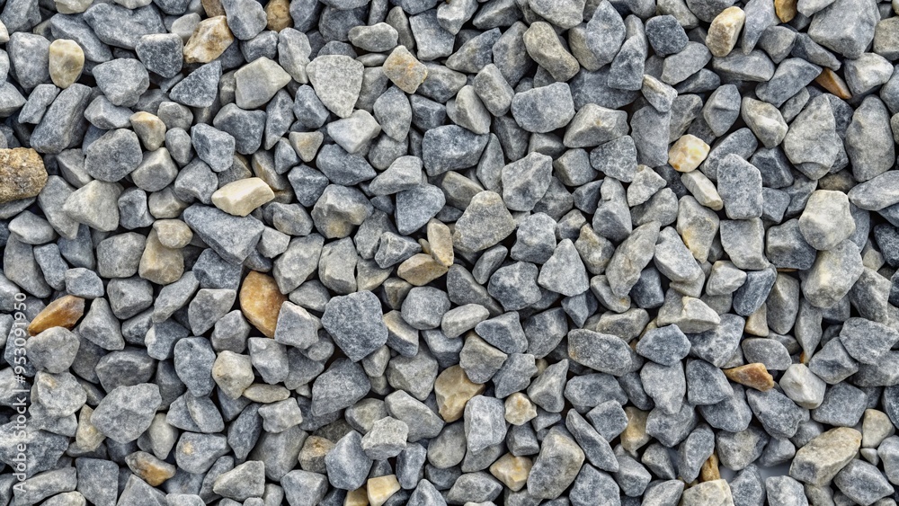 Grey granite gravel background perfect for mixing concrete Grey granite gravel background perfect for mixing concrete