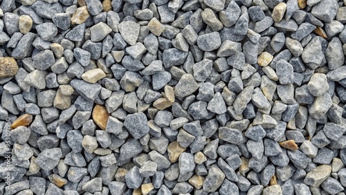 Grey granite gravel background perfect for mixing concrete
