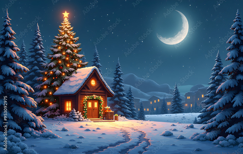Fototapeta premium Christmas, 크리스마스