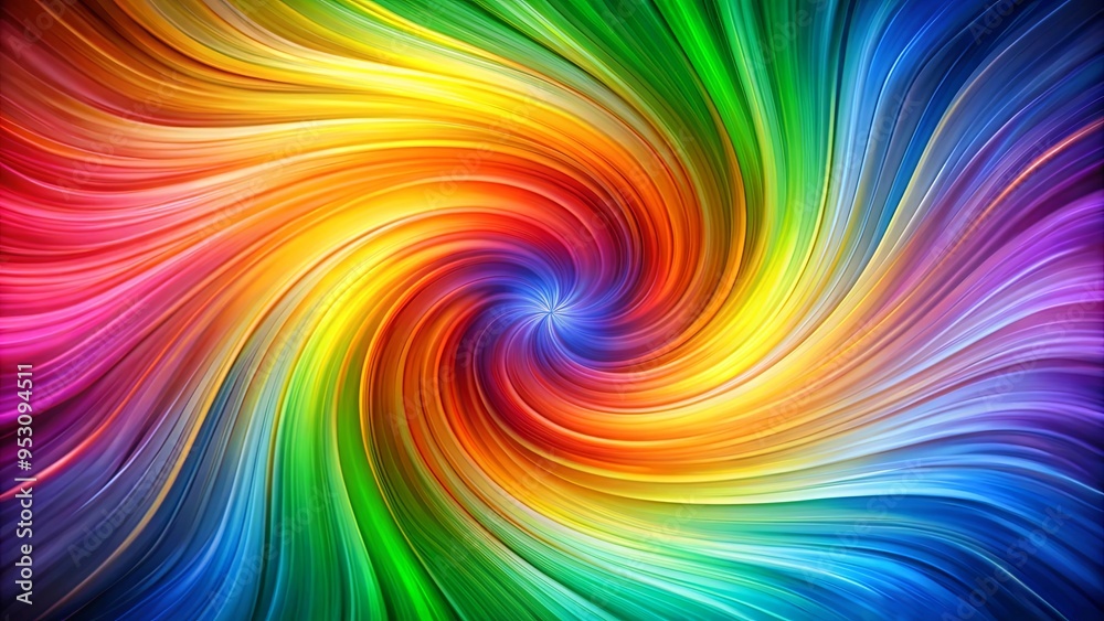 Colorful abstract background with swirling rainbow spiral design, symbolizing energy, motion, and creativity Colorful abstract background with swirling rainbow spiral design, symbolizing energy, motion, and creativity