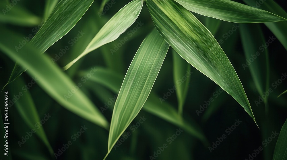 A leafy green plant with a few drops of water on it. The leaves are green and the water droplets are clear A leafy green plant with a few drops of water on it. The leaves are green and the water droplets are clear