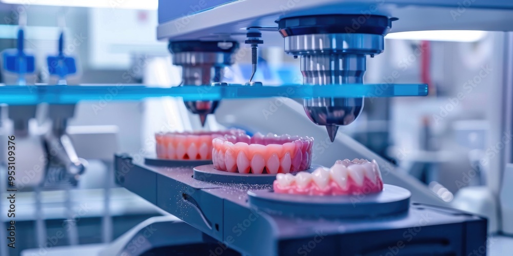 Advanced digital dental laboratory for crown and prosthetic milling using CAD CAM technology