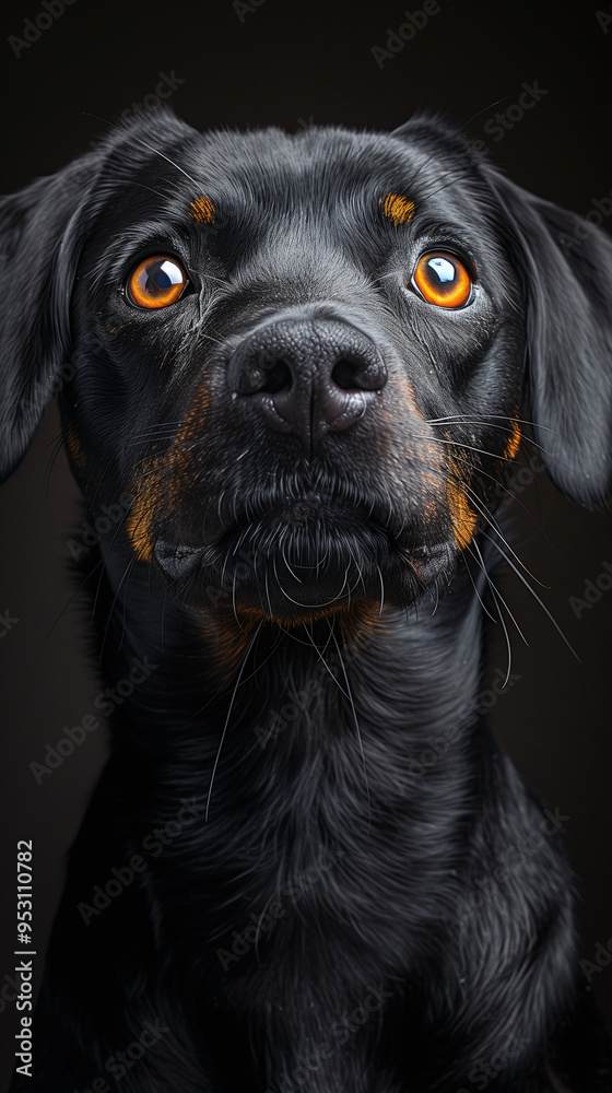 Fototapeta premium black labrador retriever