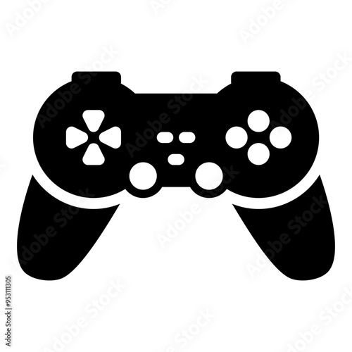 game stick, game controller, game, gaming, computer, hardware solid or glyph icon