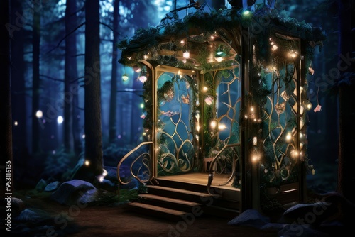 enchanted forest lift cell a lift cell themed like an enchanted photo