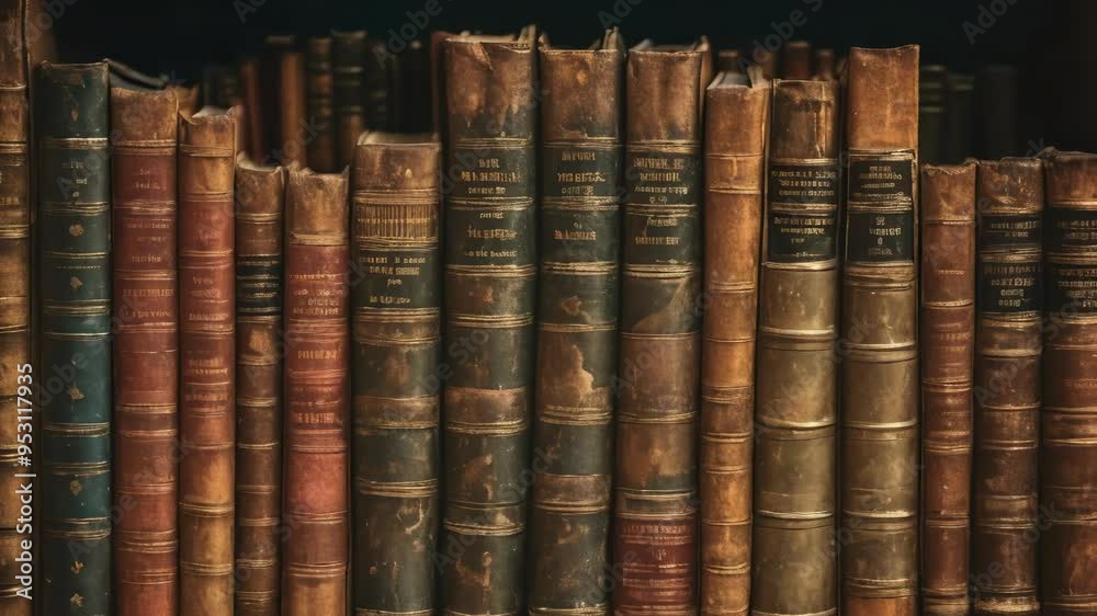  Old Books in Library
