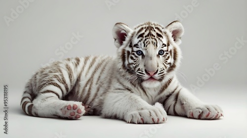 white tiger cub