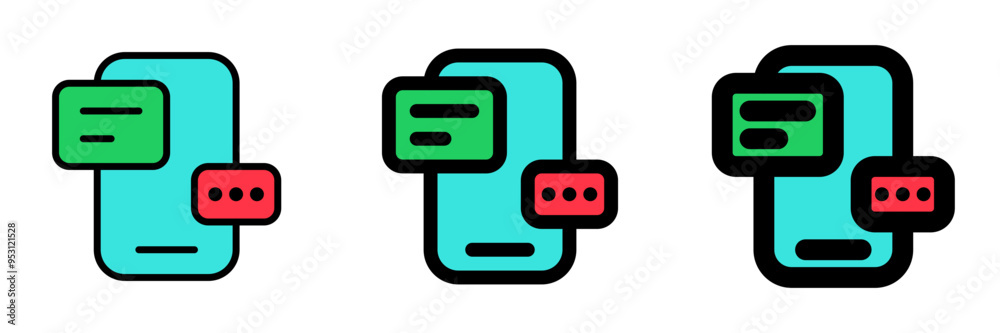 Editable text message, chat bot vector icon. AI technology, artificial intelligence, computer. Part of a big icon set family. Perfect for web and app interfaces, presentations, infographics, etc Editable text message, chat bot vector icon. AI technology, artificial intelligence, computer. Part of a big icon set family. Perfect for web and app interfaces, presentations, infographics, etc