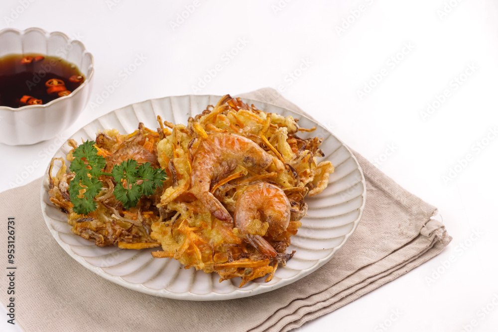 Ukoy Na Togue is Filipino Fritters Made of Bean Sprouts, Carrots and Shrimps. Ukoy Na Togue is Filipino Fritters Made of Bean Sprouts, Carrots and Shrimps.