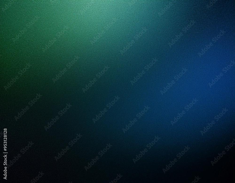 Obraz premium Webpage Header with Dark Green-Blue Grainy Gradient 