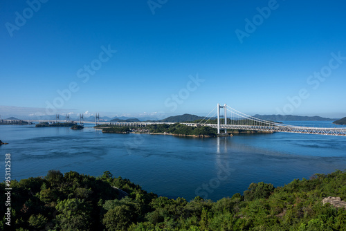 Wallpaper Mural 日本の岡山県倉敷市下津井の美しい瀬戸大橋 Torontodigital.ca