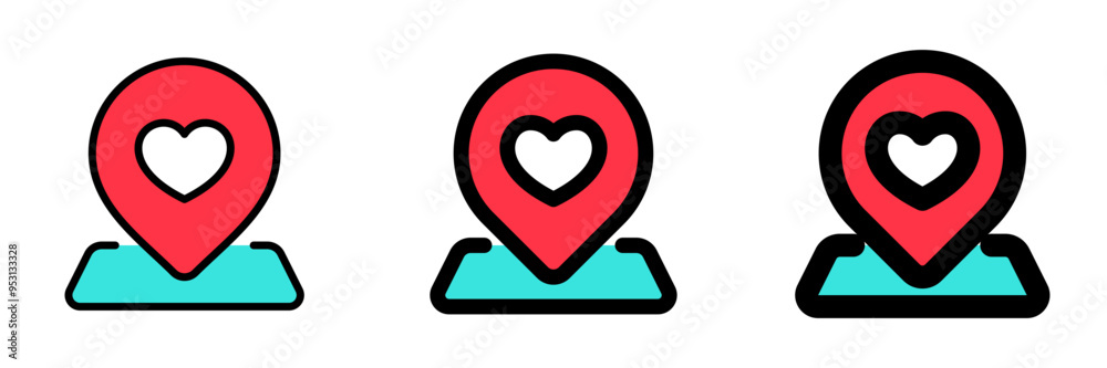 Editable wedding location vector icon. Wedding, valentine, love, celebration. Part of a big icon set family. Perfect for web and app interfaces, presentations, infographics, etc Editable wedding location vector icon. Wedding, valentine, love, celebration. Part of a big icon set family. Perfect for web and app interfaces, presentations, infographics, etc
