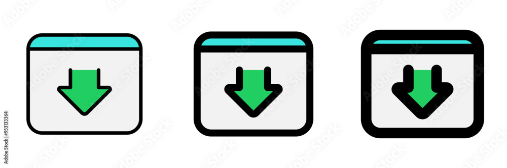 Editable landing page vector icon. SEO, marketing, business. Part of a big icon set family. Perfect for web and app interfaces, presentations, infographics, etc Editable landing page vector icon. SEO, marketing, business. Part of a big icon set family. Perfect for web and app interfaces, presentations, infographics, etc