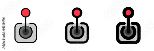 Editable joystick, arcade, game controller vector icon. Video game, game elements. Part of a big icon set family. Perfect for web and app interfaces, presentations, infographics, etc